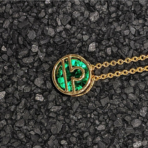 Cubic Zarconia Zodiac Necklace Goldplated