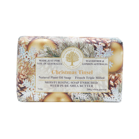 Wavertree and London - Christmas Tinsel Soap Bar 200g