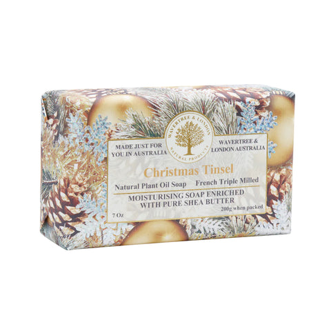 Wavertree and London - Christmas Tinsel Soap Bar 200g