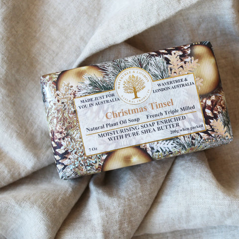 Wavertree and London - Christmas Tinsel Soap Bar 200g