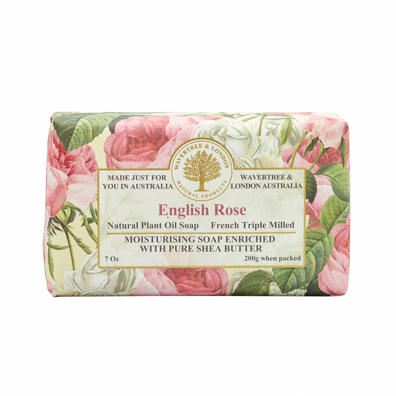 Wavertree and London - English Rose Soap Bar 200g